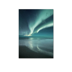 Open image in slideshow, Canvas Scandinavian Travel Landscape
